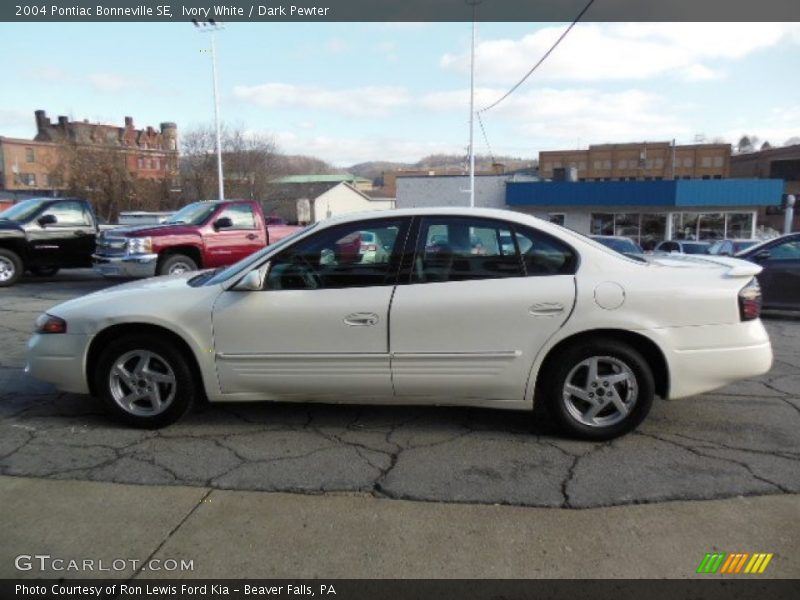 Ivory White / Dark Pewter 2004 Pontiac Bonneville SE