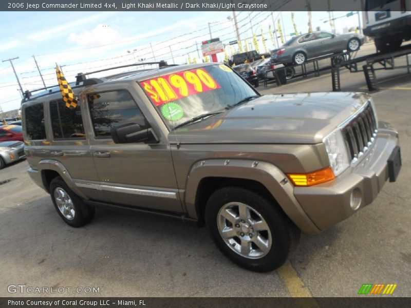 Light Khaki Metallic / Dark Khaki/Light Graystone 2006 Jeep Commander Limited 4x4