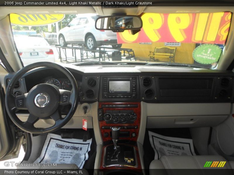 Light Khaki Metallic / Dark Khaki/Light Graystone 2006 Jeep Commander Limited 4x4