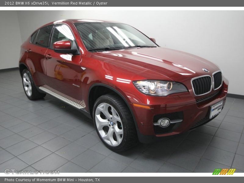 Vermillion Red Metallic / Oyster 2012 BMW X6 xDrive35i