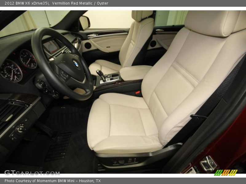Front Seat of 2012 X6 xDrive35i