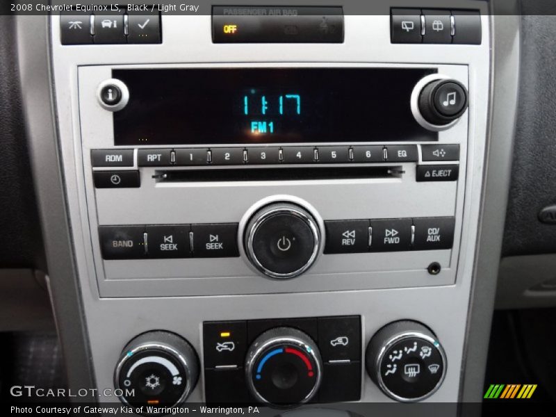 Black / Light Gray 2008 Chevrolet Equinox LS
