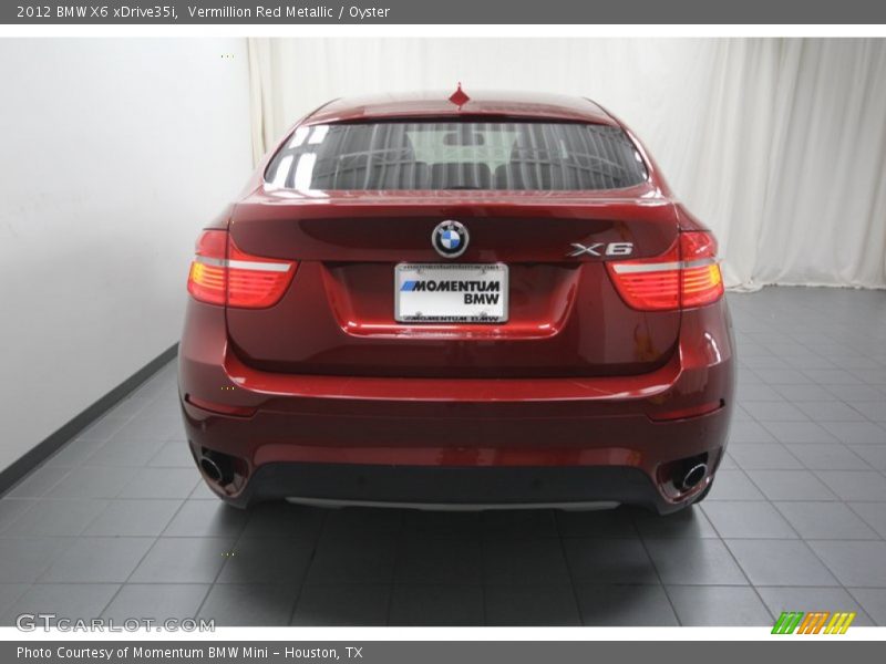 Vermillion Red Metallic / Oyster 2012 BMW X6 xDrive35i