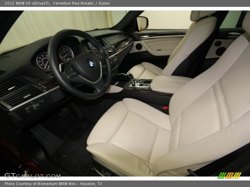 Front Seat of 2012 X6 xDrive35i