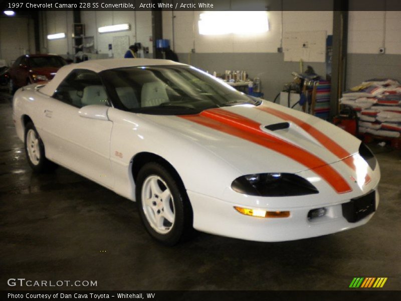 Front 3/4 View of 1997 Camaro Z28 SS Convertible