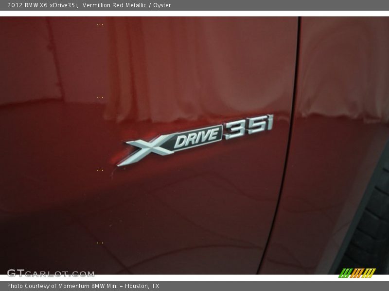 Vermillion Red Metallic / Oyster 2012 BMW X6 xDrive35i