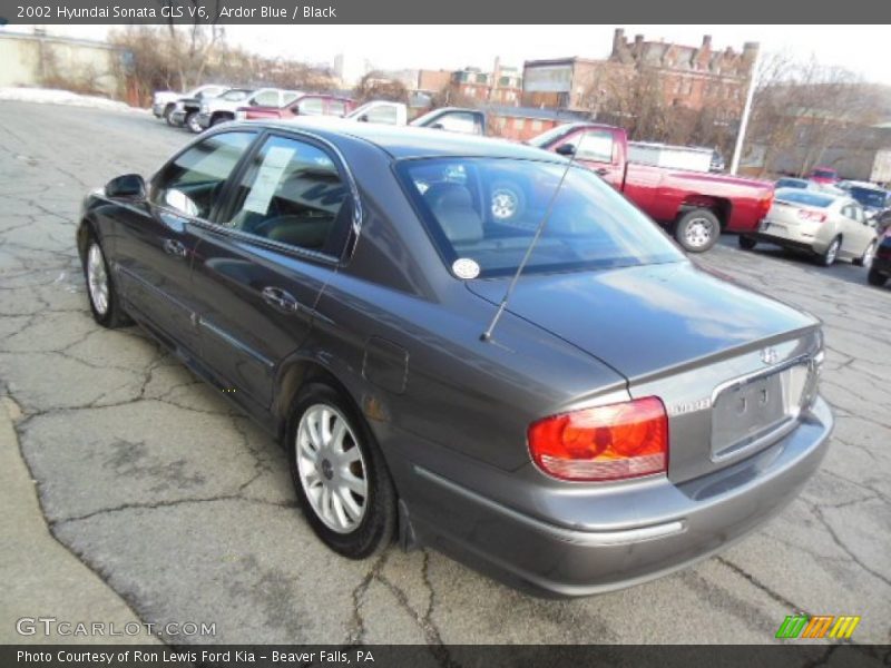 Ardor Blue / Black 2002 Hyundai Sonata GLS V6