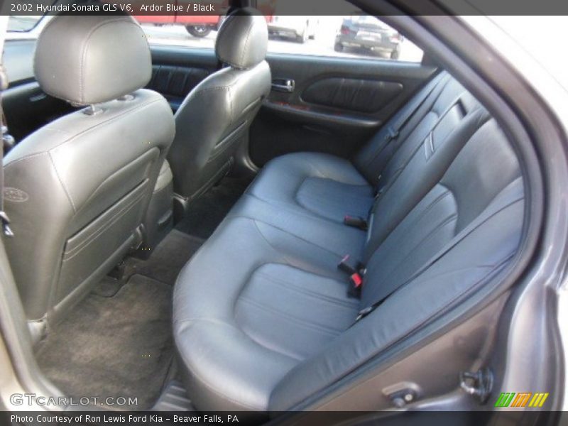 Ardor Blue / Black 2002 Hyundai Sonata GLS V6