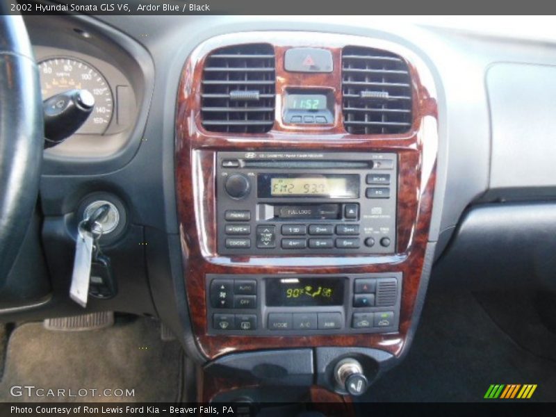 Ardor Blue / Black 2002 Hyundai Sonata GLS V6