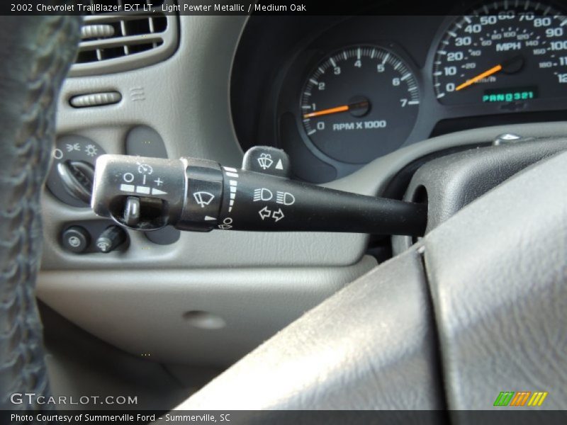Controls of 2002 TrailBlazer EXT LT