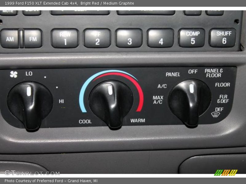 Controls of 1999 F150 XLT Extended Cab 4x4