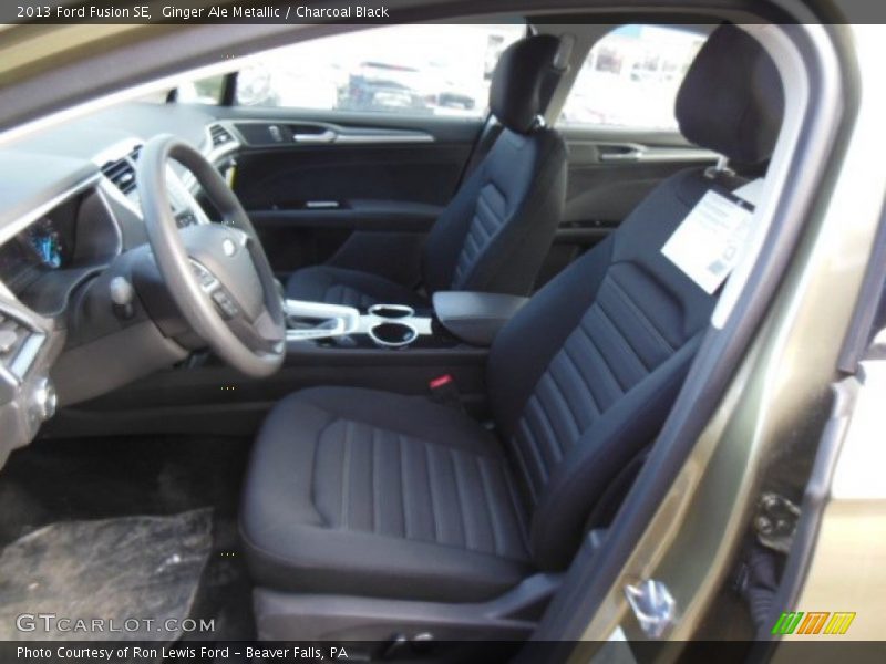 Ginger Ale Metallic / Charcoal Black 2013 Ford Fusion SE