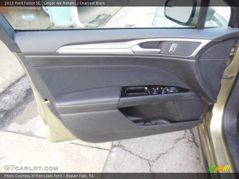 Ginger Ale Metallic / Charcoal Black 2013 Ford Fusion SE