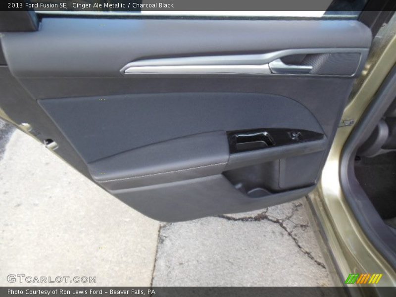 Ginger Ale Metallic / Charcoal Black 2013 Ford Fusion SE