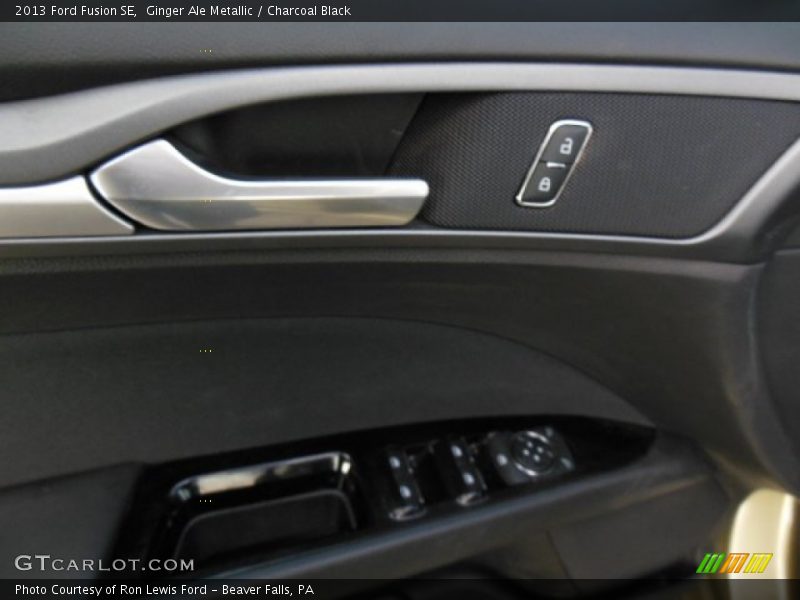 Ginger Ale Metallic / Charcoal Black 2013 Ford Fusion SE