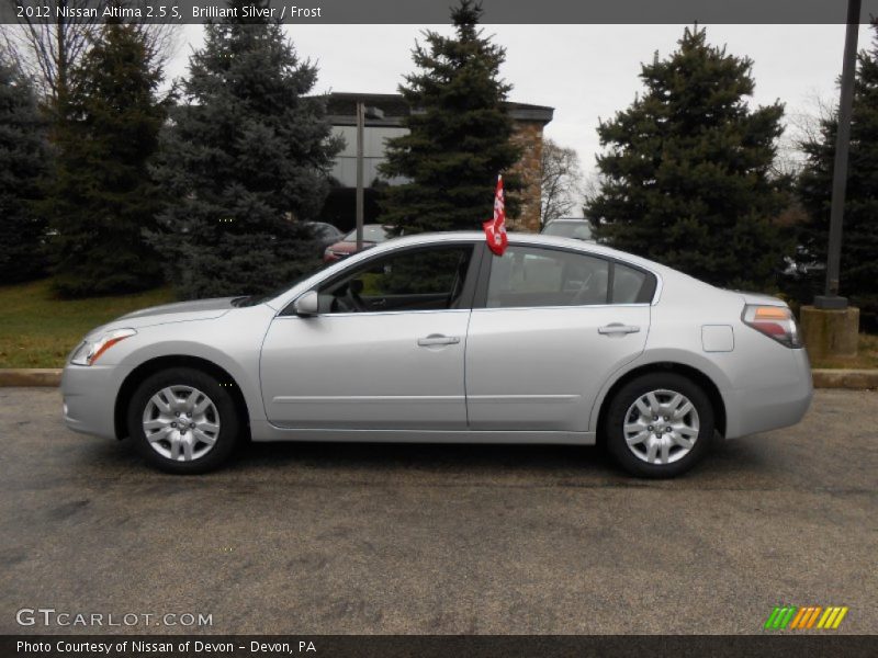 Brilliant Silver / Frost 2012 Nissan Altima 2.5 S