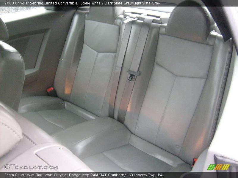 Stone White / Dark Slate Gray/Light Slate Gray 2008 Chrysler Sebring Limited Convertible
