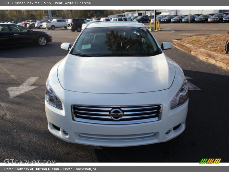 Pearl White / Charcoal 2013 Nissan Maxima 3.5 SV