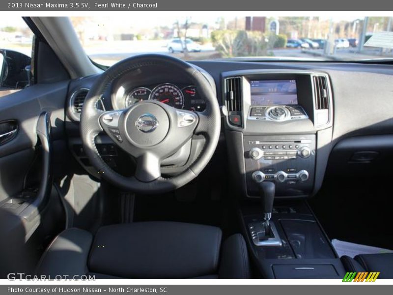 Pearl White / Charcoal 2013 Nissan Maxima 3.5 SV