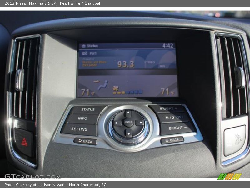 Pearl White / Charcoal 2013 Nissan Maxima 3.5 SV