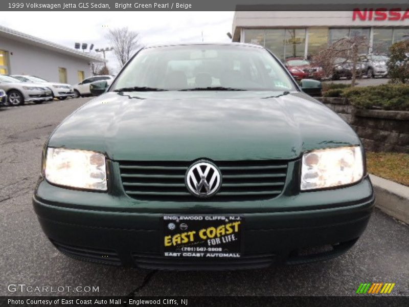 Bright Green Pearl / Beige 1999 Volkswagen Jetta GLS Sedan