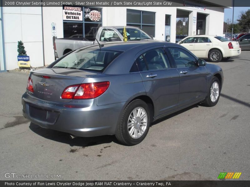 Silver Steel Metallic / Dark Slate Gray/Light Slate Gray 2008 Chrysler Sebring Limited Sedan