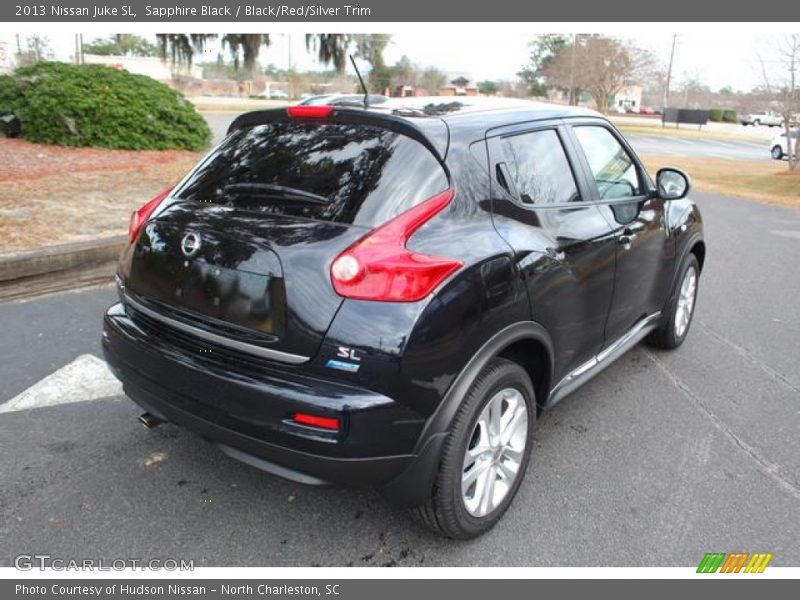 Sapphire Black / Black/Red/Silver Trim 2013 Nissan Juke SL