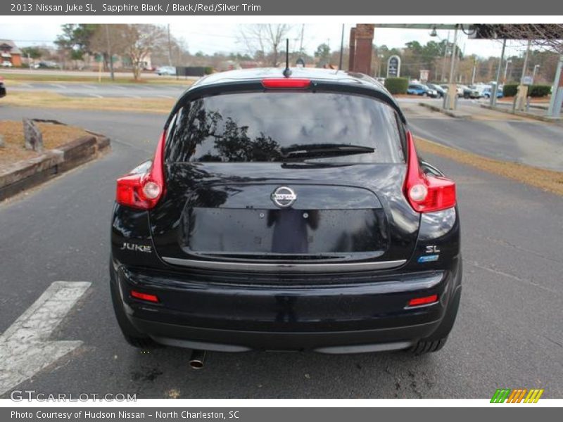 Sapphire Black / Black/Red/Silver Trim 2013 Nissan Juke SL