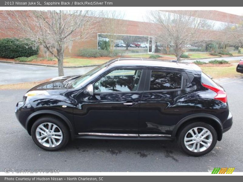 Sapphire Black / Black/Red/Silver Trim 2013 Nissan Juke SL
