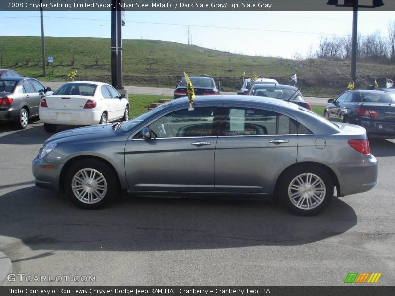 Silver Steel Metallic / Dark Slate Gray/Light Slate Gray 2008 Chrysler Sebring Limited Sedan