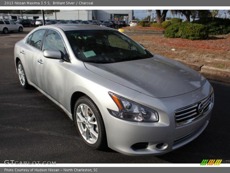 Brilliant Silver / Charcoal 2013 Nissan Maxima 3.5 S