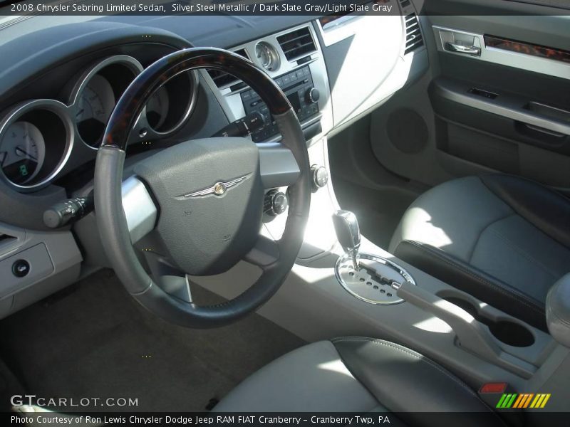 Silver Steel Metallic / Dark Slate Gray/Light Slate Gray 2008 Chrysler Sebring Limited Sedan