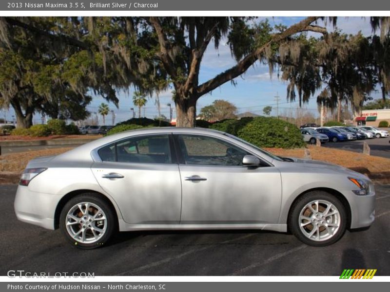 Brilliant Silver / Charcoal 2013 Nissan Maxima 3.5 S
