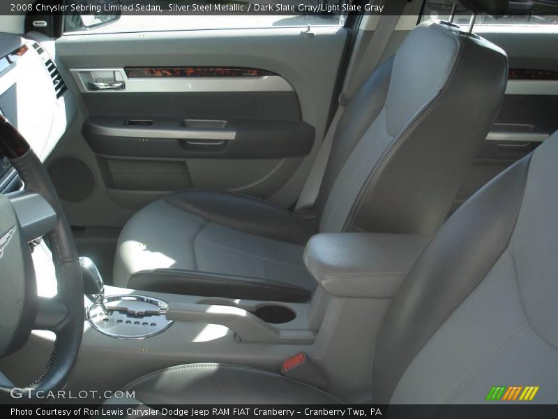 Silver Steel Metallic / Dark Slate Gray/Light Slate Gray 2008 Chrysler Sebring Limited Sedan