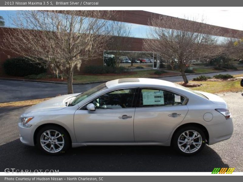 Brilliant Silver / Charcoal 2013 Nissan Maxima 3.5 S
