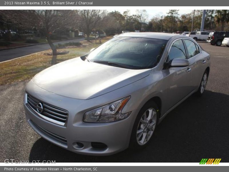 Brilliant Silver / Charcoal 2013 Nissan Maxima 3.5 S