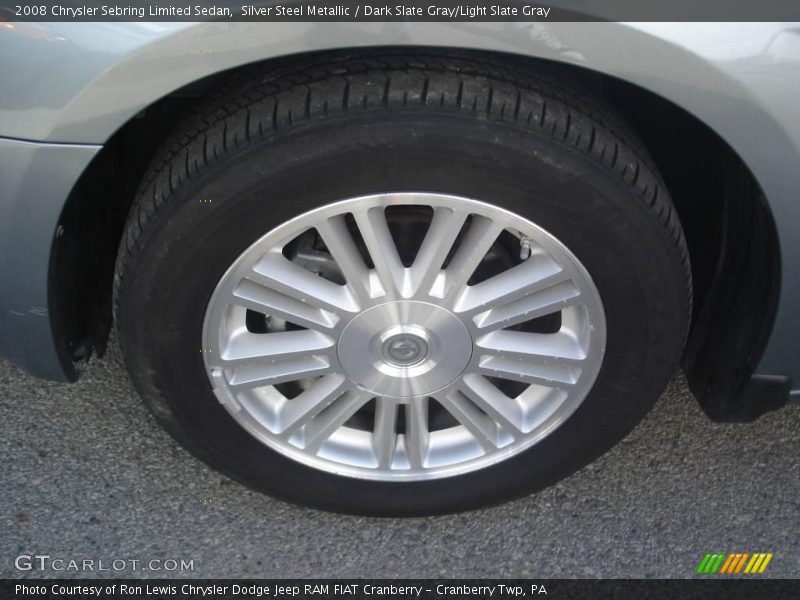 Silver Steel Metallic / Dark Slate Gray/Light Slate Gray 2008 Chrysler Sebring Limited Sedan