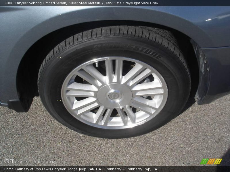 Silver Steel Metallic / Dark Slate Gray/Light Slate Gray 2008 Chrysler Sebring Limited Sedan