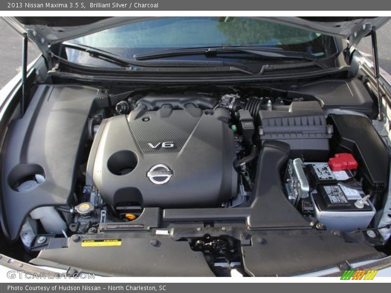 Brilliant Silver / Charcoal 2013 Nissan Maxima 3.5 S
