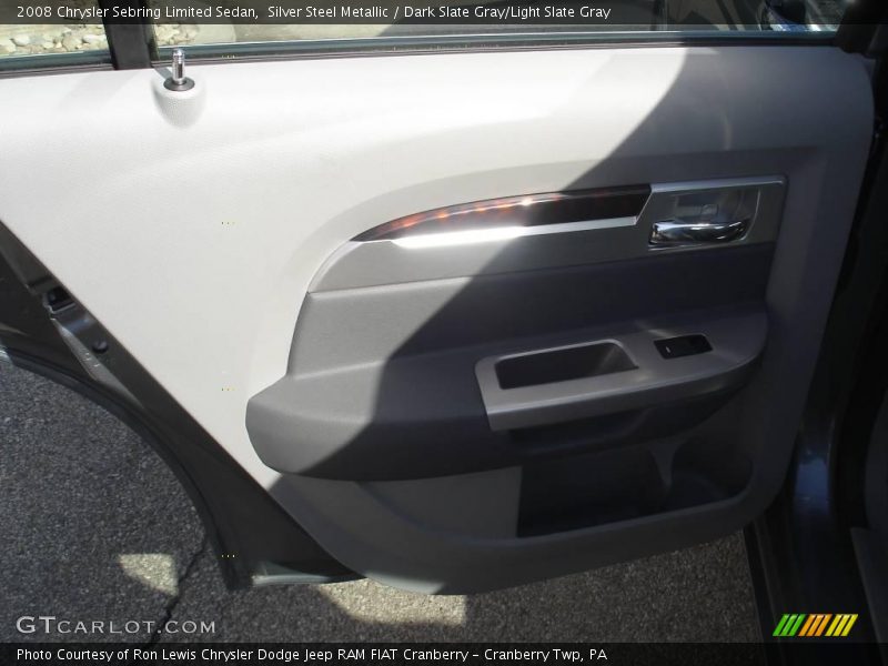 Silver Steel Metallic / Dark Slate Gray/Light Slate Gray 2008 Chrysler Sebring Limited Sedan