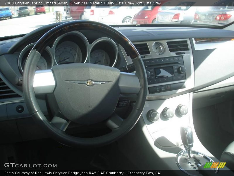 Silver Steel Metallic / Dark Slate Gray/Light Slate Gray 2008 Chrysler Sebring Limited Sedan