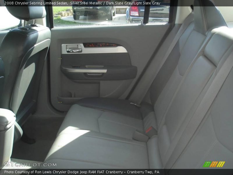 Silver Steel Metallic / Dark Slate Gray/Light Slate Gray 2008 Chrysler Sebring Limited Sedan