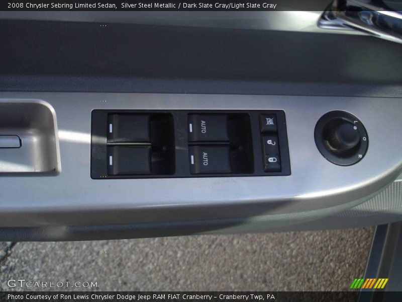Silver Steel Metallic / Dark Slate Gray/Light Slate Gray 2008 Chrysler Sebring Limited Sedan