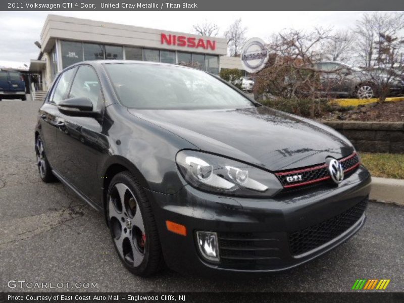 United Gray Metallic / Titan Black 2011 Volkswagen GTI 4 Door