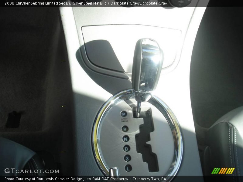 Silver Steel Metallic / Dark Slate Gray/Light Slate Gray 2008 Chrysler Sebring Limited Sedan