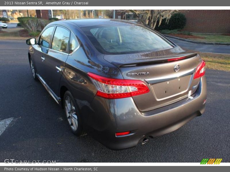 Amethyst Gray / Charcoal 2013 Nissan Sentra SR