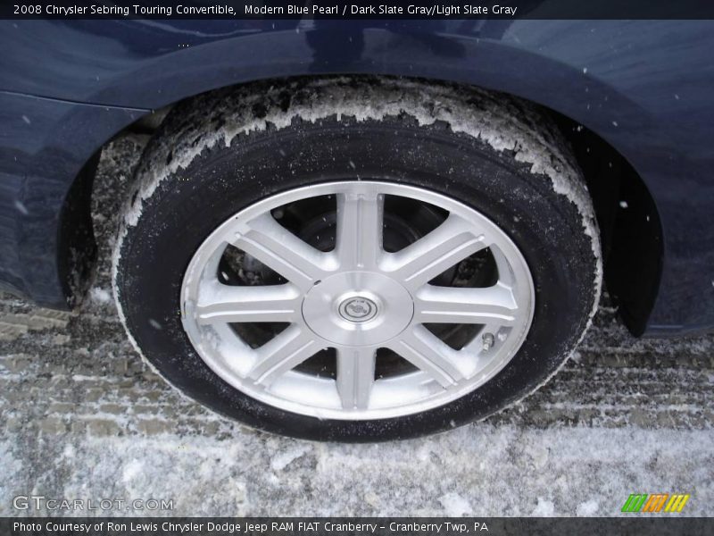 Modern Blue Pearl / Dark Slate Gray/Light Slate Gray 2008 Chrysler Sebring Touring Convertible