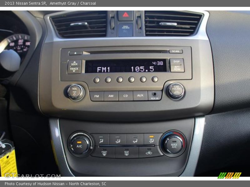 Amethyst Gray / Charcoal 2013 Nissan Sentra SR