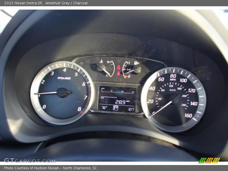 Amethyst Gray / Charcoal 2013 Nissan Sentra SR