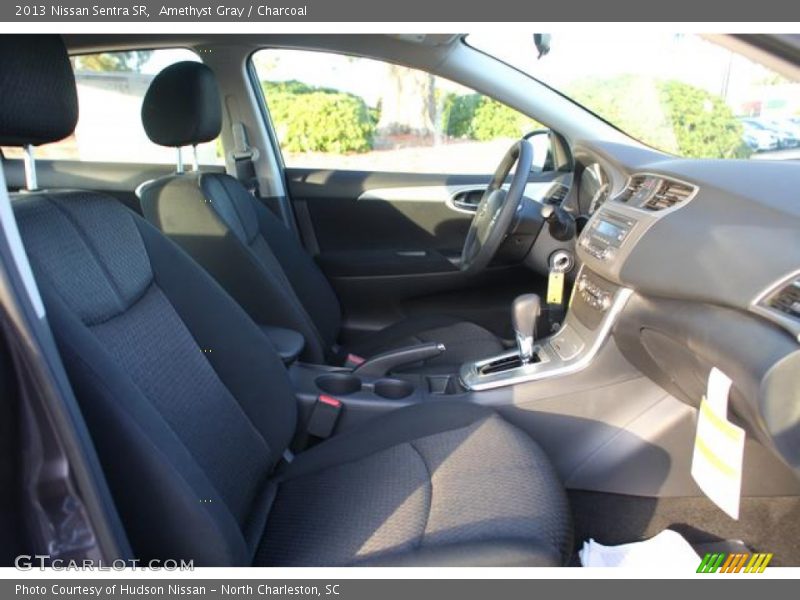 Amethyst Gray / Charcoal 2013 Nissan Sentra SR